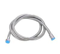 Flexo De Acero Inoxidable Mangueras de fontanería, manguera ducha, acero inoxidable, cabezal a prueba explosiones con sistema cifrado, boquilla for tubería agua, conexión, accesorios(3.0m)