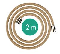 flexo de ducha textil hansgrohe Designflex, longitud 2000mm, 28230990, Color: Óptica Oro Pulido