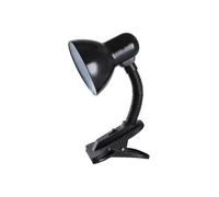GSC Flexo de escritorio con pinza Saidu E27 Negro