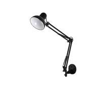 Flexo de pared Samassi E27 Negro