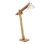 Flexo de pie de madera y metal 26x70x125h cm
