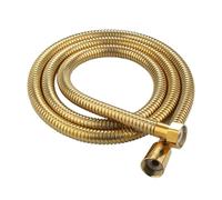 Flexo Ducha 1.5m Gold Flexible Anti Winding Handheld Shower Hose GI/2 High Pressure Bath Stainless Steel Temperature Explosion-proof Flexible