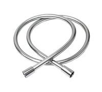 Flexo Ducha 1.5m,Recambio Flexo Ducha Manguera de ducha de 1,5 M/2M con conexiones de latón, cabezal de ducha de mano antigiro Flexible, tubo de baño(Silver-2M)