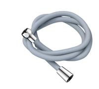 Flexo Ducha 1.5m,Recambio Flexo Ducha Manguera de ducha Flexible de silicona de 1,5/2M, extensión antibobinado, tubo de cabezal de ducha de alta presión, accesorio for grifo de baño(Light Grey,2.0M)