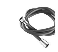 Flexo Ducha 1.5m,Recambio Flexo Ducha Manguera de ducha Flexible de silicona de 1,5/2M, extensión antibobinado, tubo de cabezal de ducha de alta presión, accesorio for grifo de baño(Gray,2.0M)