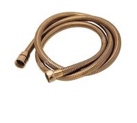 Flexo Ducha 1.5m,Recambio Flexo Ducha Manguera de ducha negra/gris/dorada de 1,5 M for baño, accesorios de cabezal de ducha de mano, tubo de baño, tubo de ducha Flexible(Polished Rose Gold)