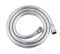 Flexo Ducha Manguera de ducha de 1,5 m/2m/3,0m de espesor, manguera de cabezal de ducha de mano galvanizada de PVC for limpieza de baño Universal(Silver,2m)