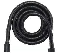 Flexo Ducha Manguera for ducha de baño, tubo extensión acero inoxidable, suministros, tubería agua caliente, 1 Uds., piezas repuesto for grifo,5/2m(Black,2m)