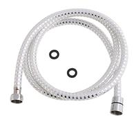 Flexo Ducha PVC Blanco/Plata 1,50 metros