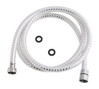 Flexo Ducha PVC Blanco/Plata 2,00 metros