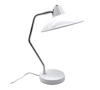 Flexo Elian 1xe27 Blanco/cromo 44x24x35 cm Orientable Y Articulable