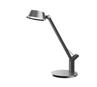 Flexo Goya Niquel/negro 8w 590lm 3000k, 4000k, 6500k Regulable Intensidad Puerto USB Tactil 40,4x17,1x31,6 Cm