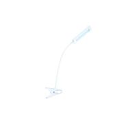 FLEXO LED PINZA ORIENTABLE 6W 3200K, luz ajustable, ideal para lectura y tareas de precisión en espacios reducidos.
