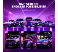 Flexo Letrero LED, Panel 47 X 12cm, Rótulo Programable, Personalizado para Decoración de Pared, Regalo Original, Fiesta, Navidad - Control Bluetooth USB y App，panel de matriz de ojos de diablo 2pcs