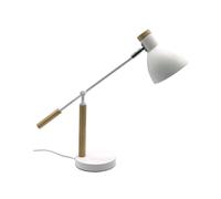 Flexo orientable 360º modelo biel 1luz blanco/haya fabrilamp