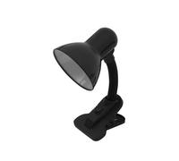 Flexos yezco 1xe27 negro fijacion c/pinza flexible orientable 26x11,5x