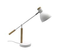 Flexo orientable 360º modelo Biel 1luz Blanco/haya FABRILAMP