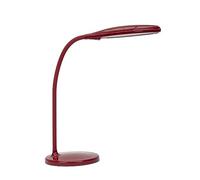Flexo turmalita 7w 560lm rojo 3000-4000-6000k 45x16x35 cm tactil y reg