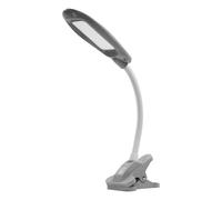 Flexo sajas 5w 6000k gris c/pinza orientab.400lm 46x11,5x20cm