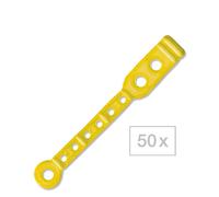 Flexofix-Patentgummilaschen Corto, para bobina corta, Por paquete de 50 unidades