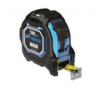 Flexómetro bimaterial SINEX 5m x 25mm compacto con imán y freno