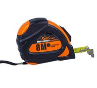 Flexómetro profesional, cinta métrica 8 m, ancho 25 mm, punta magnética, clip para cinturón, bloqueo automático