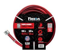 Flexon Manguera de jardín de granja y rancho de 5/8 pulgadas x 150 pies