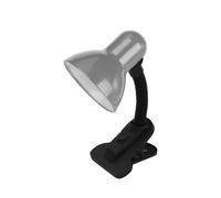Flexos yezco 1xe27 plata fijacion c/pinza flexible orientable 26x11,5x