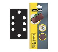 Flexovit 63642526340 Hojas De Lija Orbital Perforadas 93 x 230mm 80G