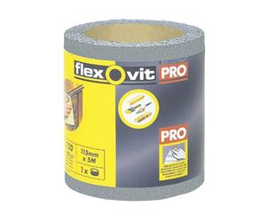 Flexovit 63642526415 H/P Rollo De Lijado De Acabado 115Mm X 5M 120G-Extra Grueso