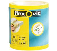 Flexovit 63642569921 Alto Rendimiento Lijado Rollo 115mm X 5m Fino 120G