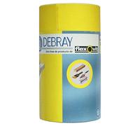 Flexovit 63642579313 Rollos de Papel Vibrator Emblistados, BC2, Debray, 120 Grano, 115 mm A x 5m L, Set de 9