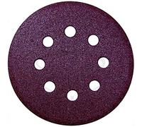 Flexovit 63642585778 Disco Papel, Velgrip, P64E, 180 Grano, 8 Hoyos, 125 mm Diámetro, Set de 50