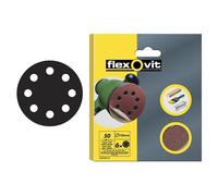 Discos De Lijado Hook & Loop Flexovit 125Mm Fino 120G - Paquete De 15