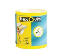Flexovit Lija de Óxido de Aluminio G80, 115mm x 10m