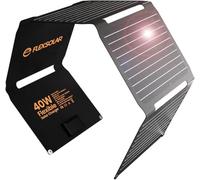 FlexSolar Panel solar de 40 W, cargador solar mejorado PD2.0 USB-C, QC3.0 USB-A y panel solar CC IP67, resistente al agua para pequeñas centrales eléctricas, teléfonos, bancos de energía
