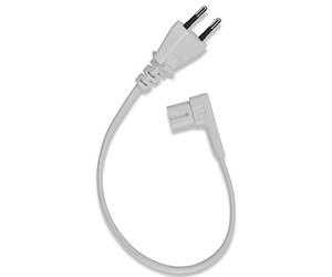 Flexson Cable de alimentación de 35 cm para Sonos One, One SL y Play:1 - Blanco (EU)