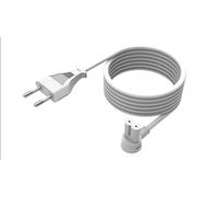 Flexson Cable de alimentación de 5 m para SONOS ERA 100 y 300, Ray, ARC, Sub (Gen 3), Sub-Mini, AMP, Beam, Play Base, PLAY5 (Gen 2) - Blanco (UE)