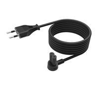 Flexson Cable de alimentación de 5 m para SONOS ERA 100 y 300, Ray, ARC, Sub (Gen 3), Sub-Mini, AMP, Beam, Play Base, PLAY5 (Gen 2) - Negro (UE)