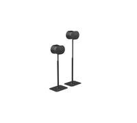Flexson Essentials - Soportes de suelo ajustables para Sonos Era 300, paquete doble en negro