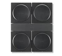 Flexson Soporte de Pared para 4 Sonos Amp - Negro