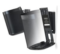 Flexson Soporte de Pared para Sonos One, One SL y Play:1- Negro (Par)