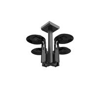Flexson Soporte de Techo cuádruple para Sonos ERA 100, Color Negro