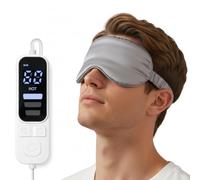 FlexTherm Máscara térmica para ojos secos, compresa de ojos cálidos con FIR para MGD, síndrome de ojo seco. Elemento calefactor de nanotubos de carbono con almohadilla de aroma de lavanda natural