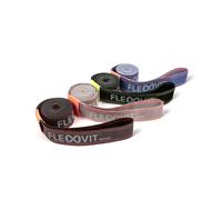 FLEXVIT Banda de resistencia: bandas de ejercicio para un entrenamiento eficaz de cuerpo completo, HIT, coordinación, estabilización y rebote, 3 fortalezas, principiantes y profesionales