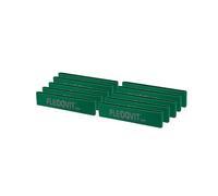 FLEXVIT Mini juego de 10 bandas de resistencia para entrenamiento de grupo, fortalecimiento muscular y ejercicios de estabilidad, perfecto para avanzados y deportistas