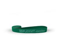 FLEXVIT Revolve Band Bandas de fitness para entrenamiento efectivo de todo el cuerpo HIT coordinación estabilización y fuerza de salto 3 fuerzas principiantes y profesionales color verde sólido