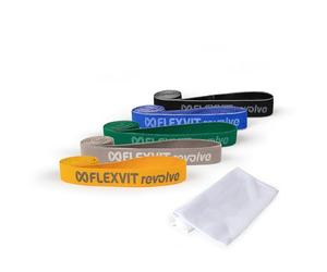 Flexvit Revolve Band: Pentathlon - Juego de 5 unidades para entrenamiento versátil