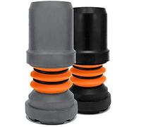 Flexyfoot - Contera para muleta, absorción de golpes, 25 mm, color gris