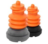 Flexyfoot - Pata de repuesto para contera de bastón, absorción de golpes, color gris